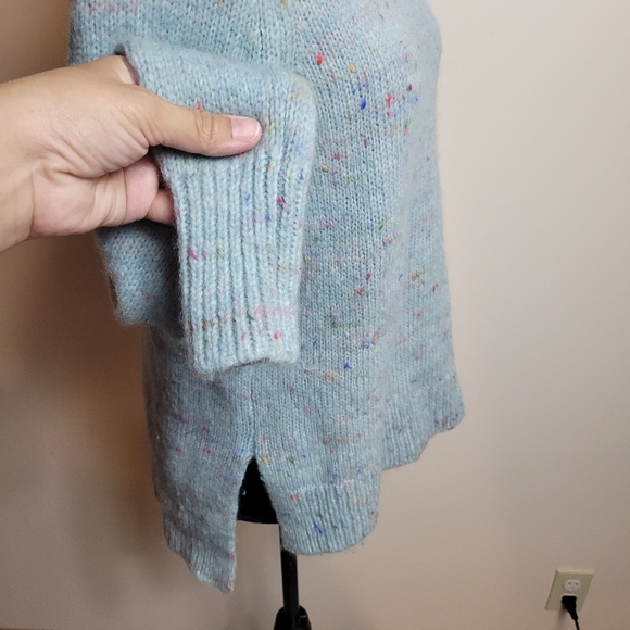 Banana republic blue multy color alpaca, wool blend size S - Picture 8 of 10